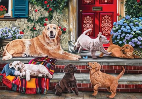 Anatolian Puzzle - Dog Family, 260 Piece Jigsaw Puzzle, #3340