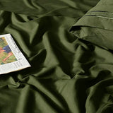 Homiest Extra Deep Pocket King Size Sheets Set, 6 Pieces Soft Olive Green Sheets 18-24 Inch Deep Pocket Bed Sheets, Hotel Luxury 1800 Thread Count Microfiber Bed Set Fits Ultra Deep Mattress Homiest