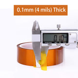 APT, Double Side Polyimide Adhesive Tape, HighTemperature and Heat Tape, for Masking, Soldering, Electrical, 3D Printer Application. (0.5" x 36Yd) APT Advanced Polymer Tape