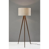 Adesso 6424-15 Director Floor Lamp, Walnut Adesso
