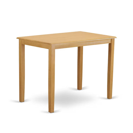 East West Furniture YAT-OAK-H Yarmouth Rectangle Counter Height Dining Table, 30x48 Inch, OAK East West Furniture