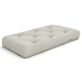 Nirvana Futons Plush, Comfortable 8-Inch Chair Futon Mattress, Ivory Twill - Made in USA Nirvana Futons