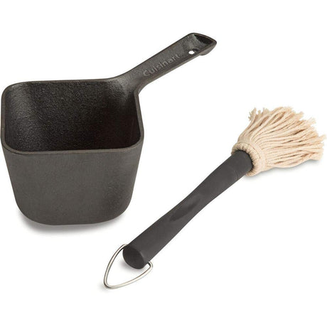 Cuisinart CBP-300 Cast Iron Basting Pot and Brush Cuisinart