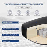 Big and Tall Office Chair with Footrest, High Back Executive Leather Desk Chair with Lumbar Support, Reclining Office Chair with Adjustable Angle, Home Office Ergonomic Computer Gaming Chair BestGlory