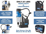 CS Unitec | MABasic 200 Portable Magnetic Drill Press | 900W 2-Speed Benchtop Power Drill Machine w/up to 1-3/8" Diameter & 6-1/3" Depth of Cut | Oil Bottle Included CS Unitec