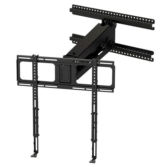 MantelMount- MM340 Above Fireplace Pull Down TV Mount- Televisions 44" to 80" Up to 90 lbs - Safe Auto-Adjusting TV Mounts - Patented Motion Stops, Handles, Balancing Technology - Superior Steel