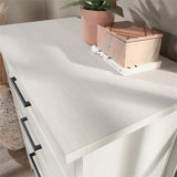 Sauder Summit Station 4-Drawer Chest, L: 33.66" x W: 18.74" x H: 42.09", Glacier Oak Sauder