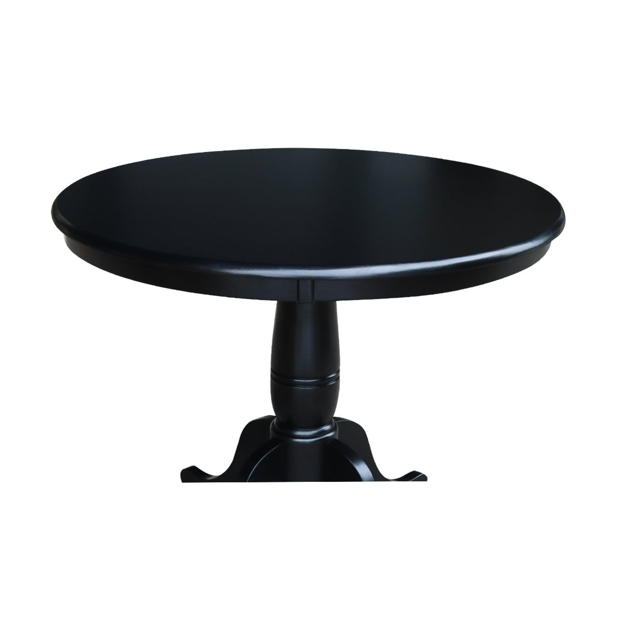 IC International Concepts Table, Dining Height, Black IC International Concepts