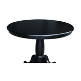 IC International Concepts Table, Dining Height, Black IC International Concepts