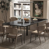 Bonzy Home Conference Tables 9ft Office Computer Desk for Meeting Room Study Writing Printer Podcast Table Save Space Design for 10 People Modern Black 4PCS (110.2"x47.2"x29.5", Black) Bonzy Home