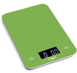 Ozeri Touch Professional Tempered Glass Digital Kitchen Scale, Lime Green Ozeri
