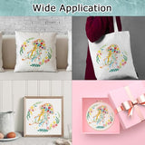 Louise Maelys Animal Embroidery Kit for Beginners-DIY Cross Stitch Starter Craft Kit for Adults Including Cloth with Pattern, Hoop, Needles Instruction and Threads（Jellyfish）