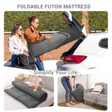 Japanese Floor Futon Mattress Twin Size 80"x39", Thicken Foldable Lazy Floor Bed for Adults, Roll Up Lounger Tatami Sleeping Mat, Water Resistant Futon Tatami Mattresses for Home, Camping, Travel Takywep