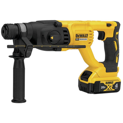 DEWALT DCH133M2 20V Max XR Brushless 1” D-Handle Rotary Hammer Kit - WoodArtSupply