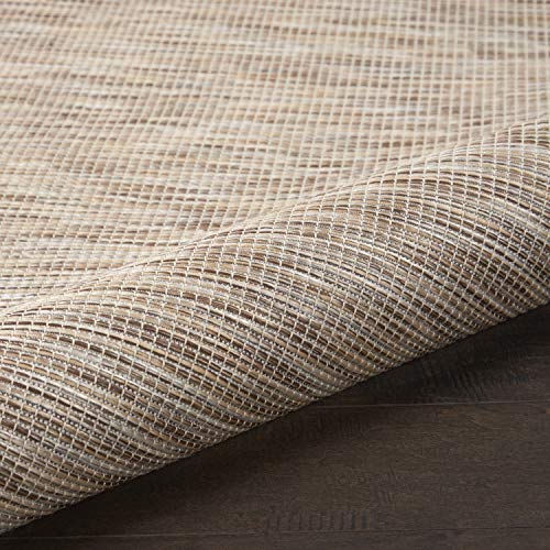 Nourison Positano Indoor-Outdoor Beige 8' x 10' Area Rug, Easy Cleaning, Non Shedding, Bed Room, Living Room, Dining Room, Backyard, Deck, Patio (8x10) Nourison