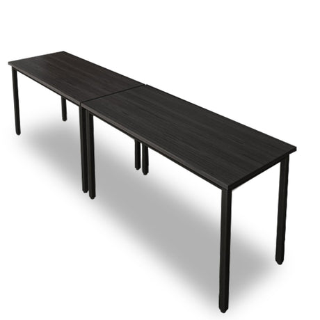 Bonzy Home Conference Tables 9ft Office Computer Desk for Meeting Room Study Writing Printer Podcast Table for 4-8 People Modern Black 2PCS 110.2"x23.6"x29.5" Bonzy Home