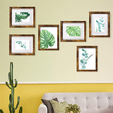 8x10 Picture Frame Brown Set of 6, Display Pictures 5x7 With mat or 8x10 Without Mat SESEAT