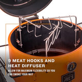 Oklahoma Joe's® Bronco Pro Drum Smoker, Orange - 19202100 Oklahoma Joe's