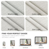 Joydeco Blackout Curtains for Bedroom - 84 Inch Long 100% Light Blocking 2 Panels Set White Drapes, Thermal Insulated Room Darkening Curtains, Linen Textured for Living Room, Rod Pocket & Back Tabs Joydeco