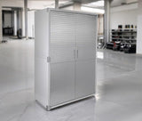 Generic Durable Stainless Steel Mega Storage Cabinet with Secure Locking Mechanism and Adjustable Shelves for Organized Storage, 48"" W x 24"" D x 72"" H (Granite) Generic