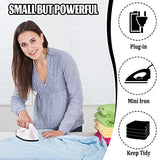 Mini Heat Press Small Iron Portable Heat Press Machine Mini Craft Iron with Charging Base Accessories for DIY T-Shirts, Shoes, Bag and Hats Heat Transfer Vinyl Projects (White) ACHENYUANYUAN