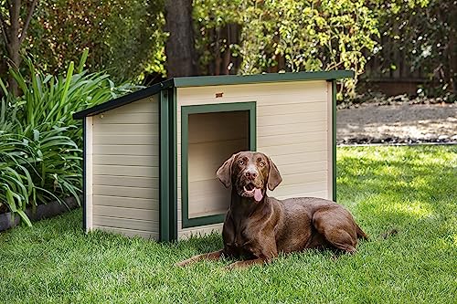 ECOFLEX Lodge Style Dog House - X Large - WoodArtSupply