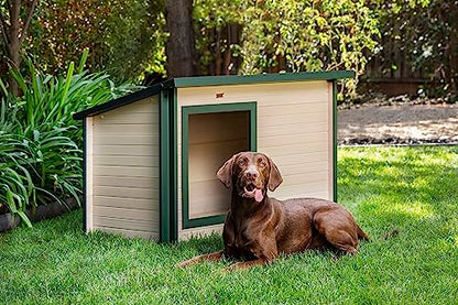 ECOFLEX Lodge Style Dog House - X Large - WoodArtSupply