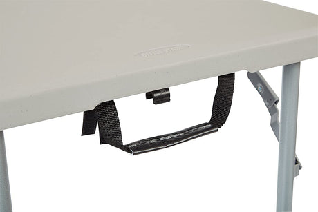 Office Star Resin Multipurpose Rectangle Table, 4-Feet Long, Height Adjustable, Center Folding Table, Light Gray Office Star Products