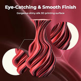 AMOLEN Silk PLA 3D Printer Filament, Silk Dual Color Red Black PLA Filament 1.75mm, Shiny Coextrusion PLA Filament, Color Change 3D Printing Filament 1KG/2.2lb AMOLEN