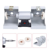 110V Polishing Machine Dental Polishing Lathe Table Polishing Grinder Laboratory Equipment Polishing Machine 3000Rpm for Jewelry Making, Woodworking, Dental, Handmade DIY PalaUha