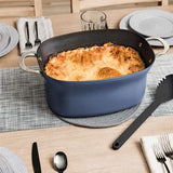 Ninja Foodi PossibleCooker PRO 8.5 Quart Multi-Cooker, with 8-in-1 Slow Cooker, Dutch Oven, Steamer & More, Glass Lid & Integrated Spoon, Nonstick, Oven Safe Pot to 500°F, Navy (Blue) Ninja