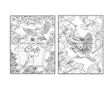 Songbirds Coloring Book: An Adult Coloring Book Featuring Beautiful Songbirds, Exquisite Flowers and Relaxing Nature Scenes Majosta