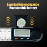 Digital Display Angle Ruler, Digital Angle Finder Tool 2 in 1 Angle Finder Ruler, Digital Angle Ruler Angle Measuring Tool Digital Protractor Ruler Multi-Angle Measuring Ruler (Metal_200MM) Drkicsy