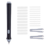 Electric Eraser Kit Automatic Pencil Eraser Battery Operated with 20 Eraser Refills Detailer Tool for Artists Sketching Pencils/Drafting Pencil/Graphite(Black) Walfront