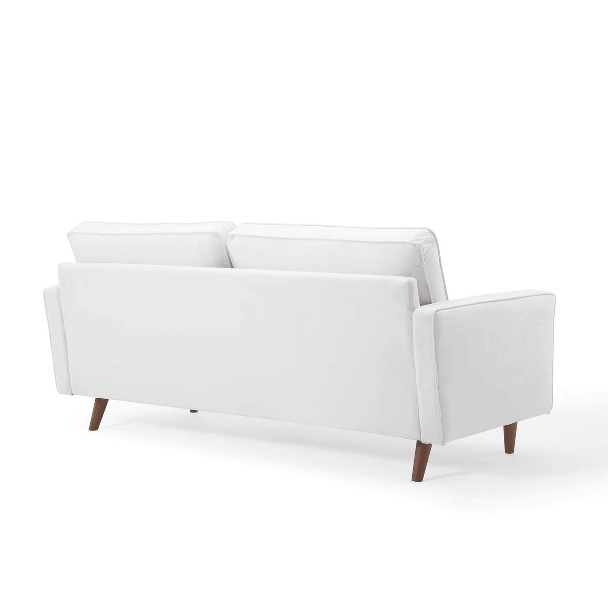 Modway EEI-3764-WHI Valour Performance Velvet Sofa, White Modway
