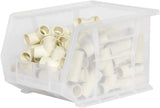 Akro-Mils 30239 AkroBins Plastic Storage Bins, Space-Saving Stackable Bins for Garage, Pantry, Craft Organization, 11-" x 8-" x 7-", Clear, 6-Pack Akro-Mils