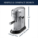 De'Longhi EC680M Espresso, Stainless Steel, Silver De'Longhi