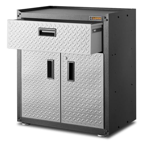 Gladiator GAGB28KDYG Ready-to-Assemble 3/4 Door Modular GearBox Multicolor, 28" x 31" x 18" Gladiator