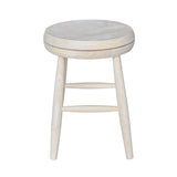 International Concepts Swivel Stool Barstool, 18 inch, Unfinished IC International Concepts