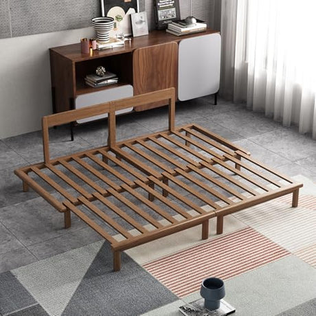 Lartis 78.7" Sofa Bed, Sleeper Pull Out Couch, Modern Couch Convertible Modern Futon for Living Room/Apartment/Bedroom, Modular Design Sofa,Full Solid Wood Frame Lartis