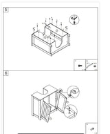 MEZHI Under Sink Vanity Cabinet Bathroom Double Door Shelf Cupboard Basin Organizer MEZHI