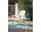 Signature Design by Ashley Sundown Treasure Outdoor Patio HDPE Weather Resistant Adirondack Chair, White Signature Design by Ashley