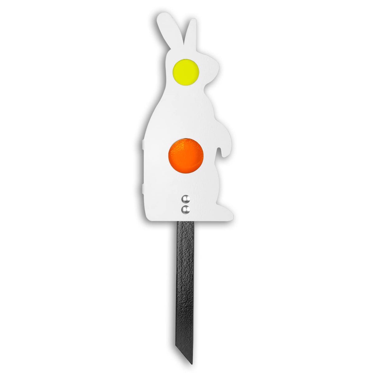 Highwild Metal Rabbit Resetting Target Neon Plates - Two Methods of Use - Rated for .22/.177 Air Guns Highwild