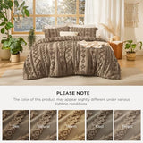 Bedsure Tufted Boho Comforter Set King Size - Light Brown Boho Bed Set, GentleSoft™ 3 Pieces Farmhouse Shabby Chic Embroidery Bedding, Gifts for Woman, Jacquard King Comforter for All Seasons Bedsure