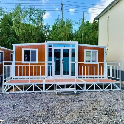 Prefab Container House Construction Sites and Dormitories Quick Assemble House Expandable Detachable Modular Home 20ft 30ft 40ft - WoodArtSupply