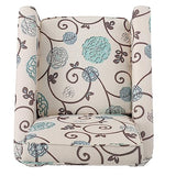 Christopher Knight Home Dufour White and Blue Floral Fabric Recliner 26.75D x 34W x 36.25H in Christopher Knight Home