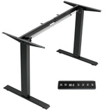 ESpefy Standing Desk Frame- Stand Up Desk Adjustable Frame for 43''-70'' Tabletop, Sit Stand Desk Legs, Ergonomic Electric Standing Desk Base Desk Base with Smart Controller System (Frame Only) Black ESpefy