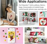 A4 Sublimation Printer for Clothes, T-Shirt Transfer Printing Machine, Direct to Film Printer. 4 Sublimation Ink Set: C/M/Y/B, Printing Paper,Tape Heat. Printers Conversion