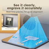 AtomStack Atelier - 12 Watt Diode Galvo Engraving and Cutting - Ultrafast 4000mm/s - Camera - Portable and Mini Laser Engraver and Laser Cutter - Personalise Wood, Paper, Leather, Cardboard and More ATOMSTACK