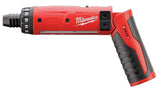 Cordless Screwdriver, 4V, 1/4 In. Milwaukee